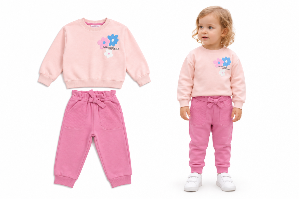 Girls' cotton outfit 4119