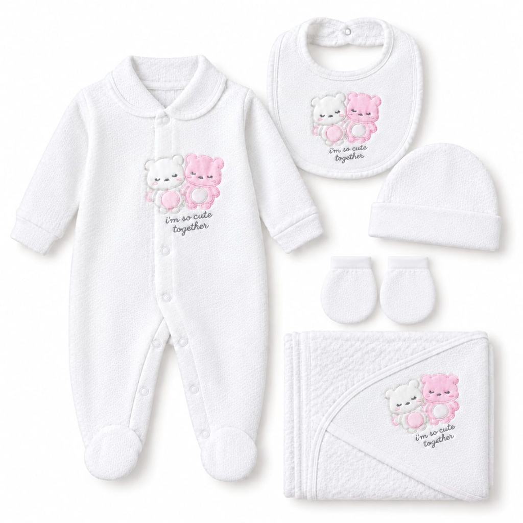 Two bears  biscuit 5 piece 505