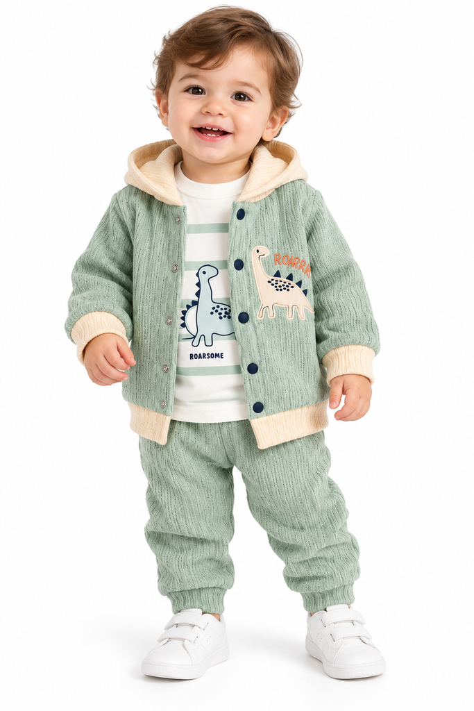  Dinosaur 3-Piece Pajama Set 352