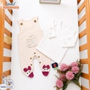   Rabbit Dungaree 2-Piece Set 345