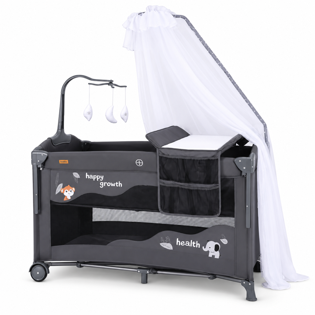 Kidilo T-706S Travel Cot Bed