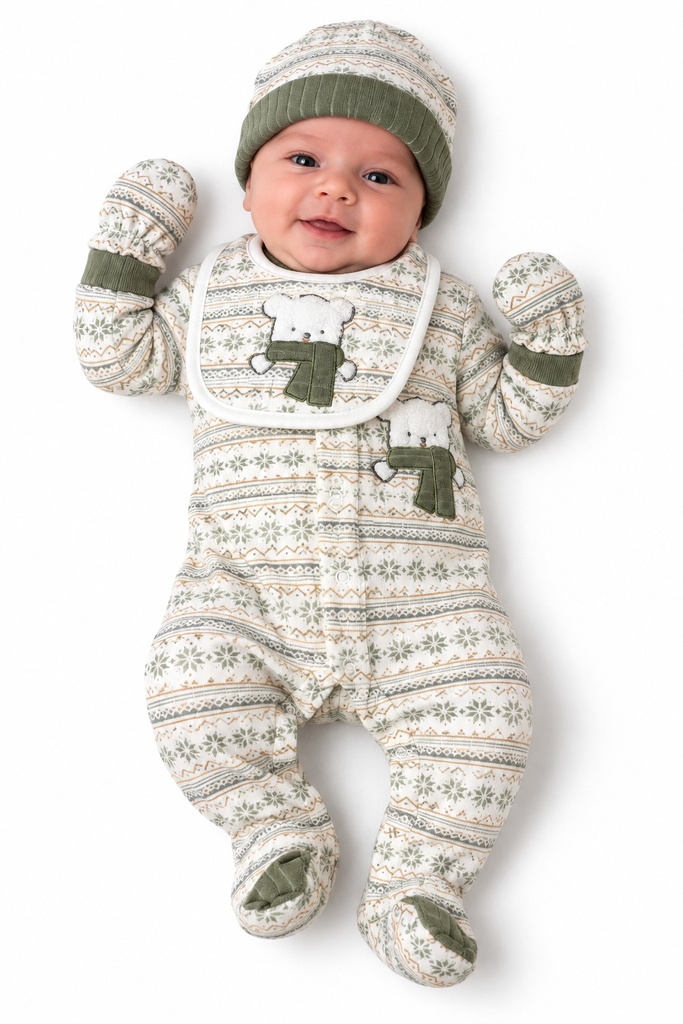 Full Moon sleepsuit 4pcs set 150019