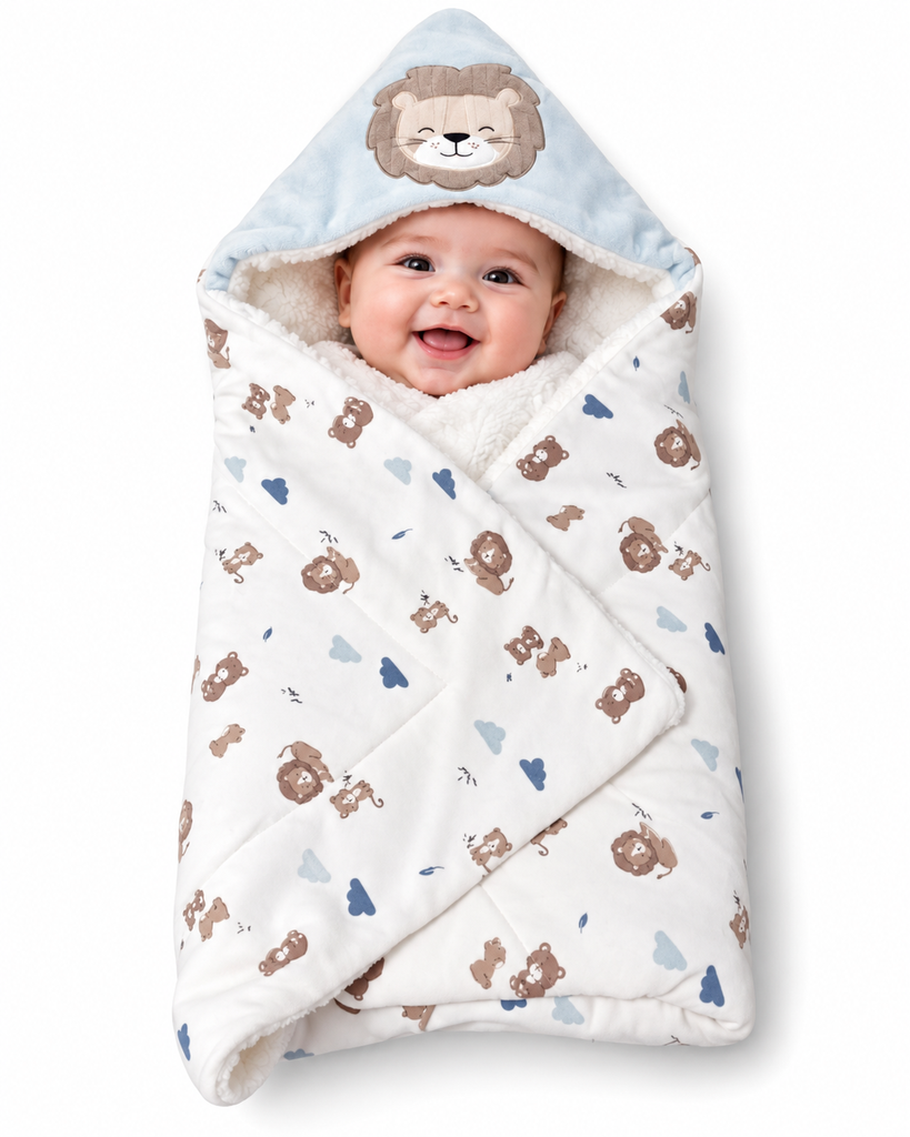 Full Moon blanket velour lion 30088