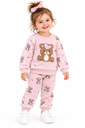 Full Moon pyjama 2pcs velour quite bear 17607