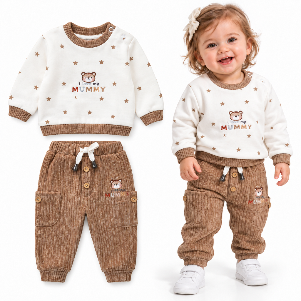 Karamish-Pyjama Teddy bear & stars 353  