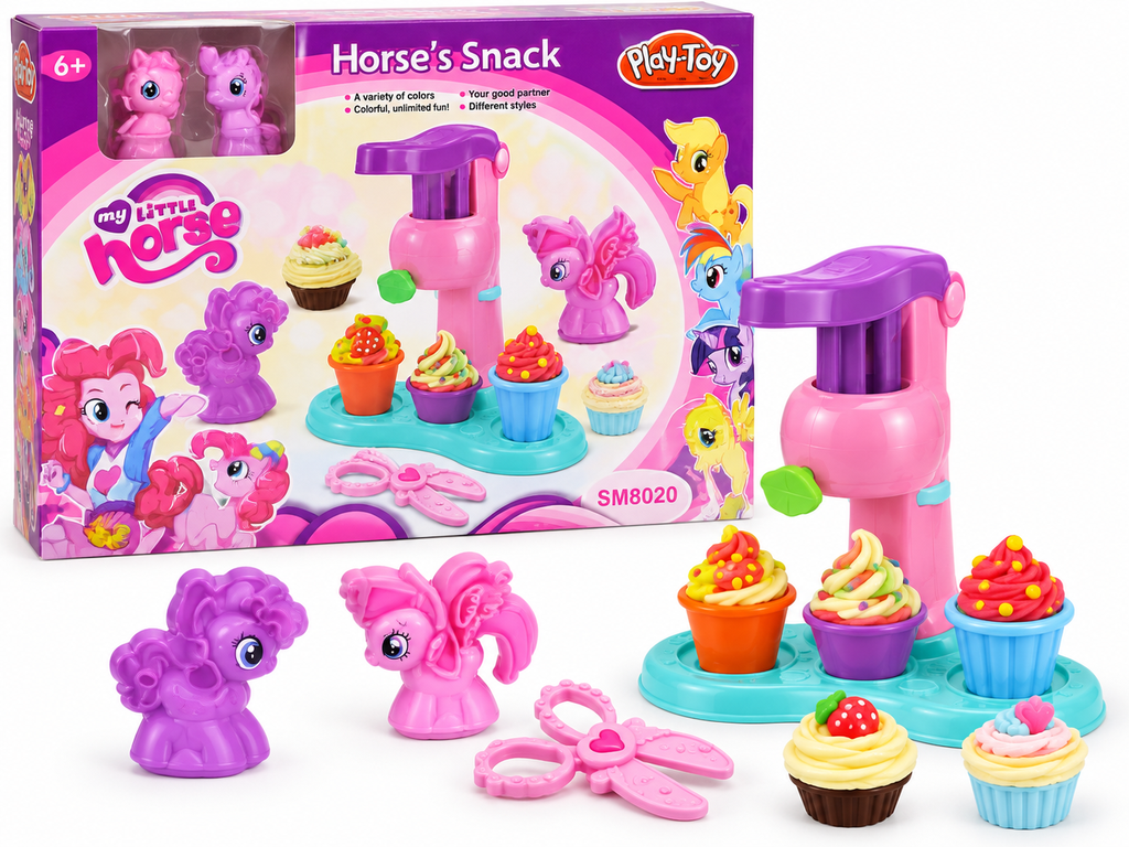 Unicorn clay Horses Snack sm8020