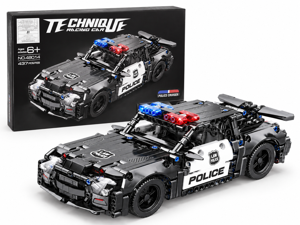 Lego Technique Racing Puzzle police Car 437pcs 48014