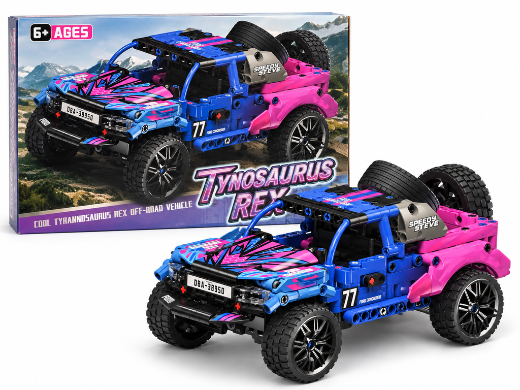 Cool Tynosaurus Rex Off Road Vehicle Puzzle Car cd-224