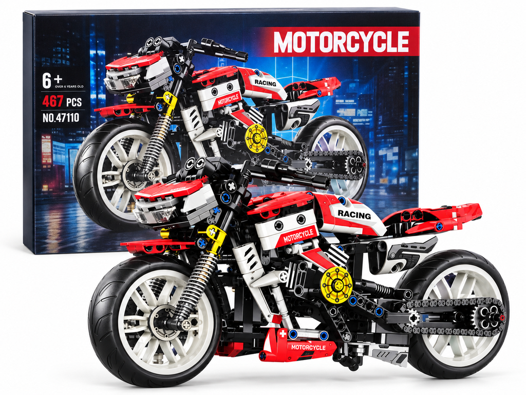 Lego Motorcycle Puzzle 467pcs 47110