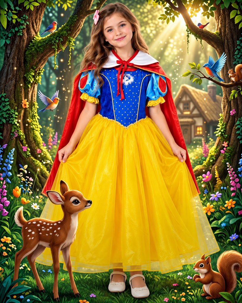 Snow white Costume 3D 1073/74/75