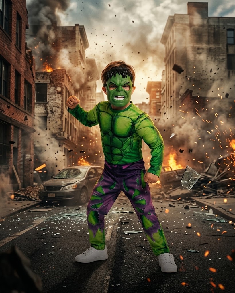 Hulk Costume 3D 1031/32/33