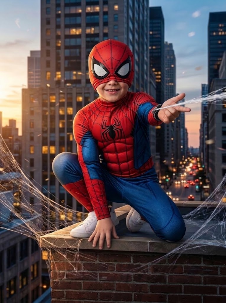 Spiderman Costume 3D 1012/13/14