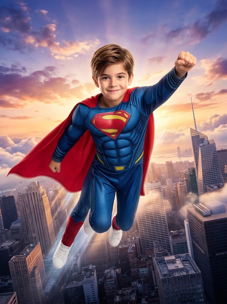 Superman Costume 3D 1001/2/3