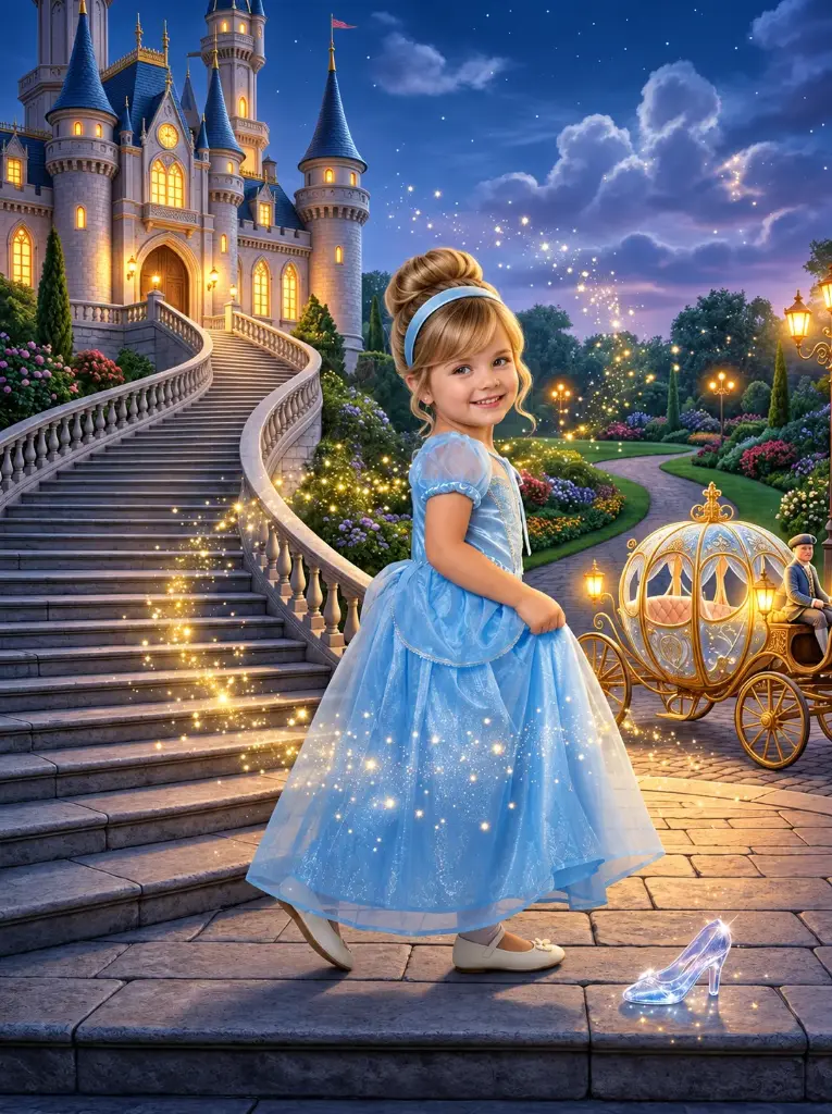 Cinderella Costume 3D 1069/70/71