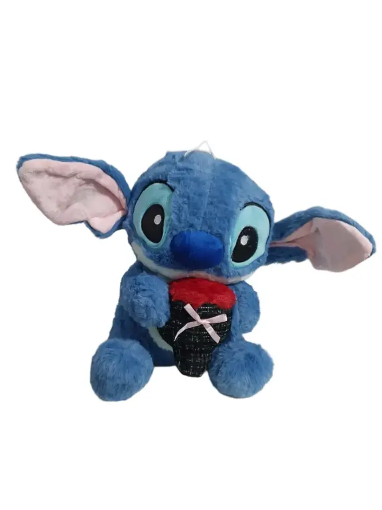 soft toys Stitch with red roses (S) 787-62