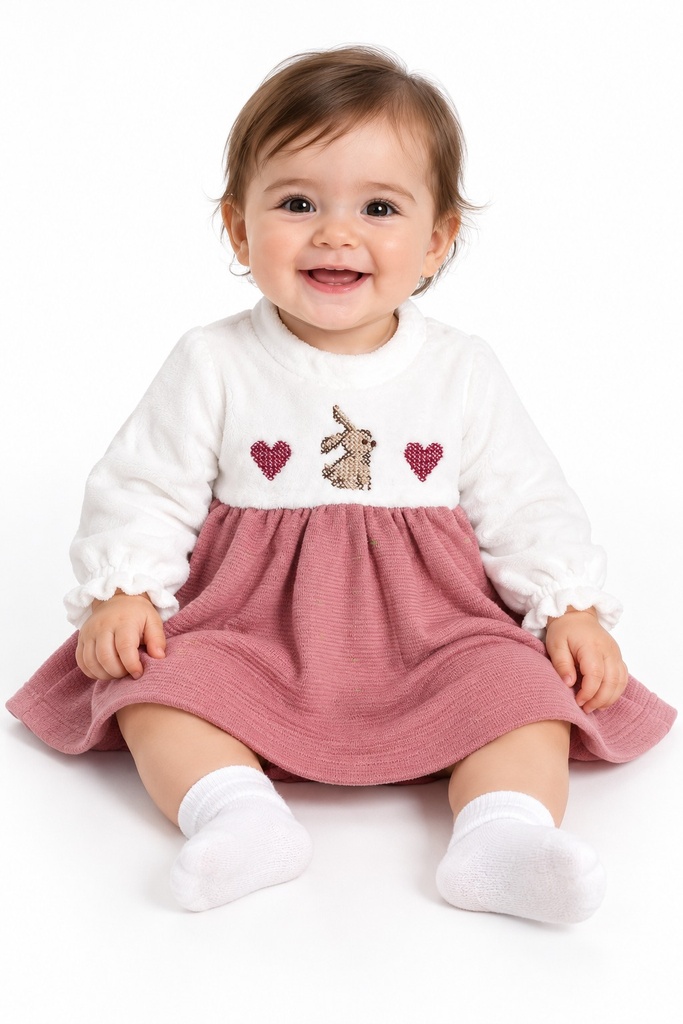 Bumber- DRESS RABIT HEARTS -80599