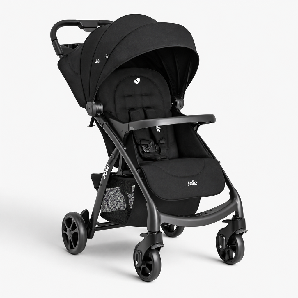 Joie muze lx full featured stroller with leather handle 