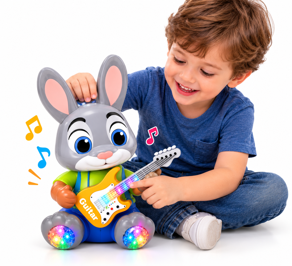 Rabbit Guitarist Light and Music 8899-351