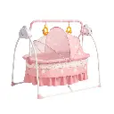 Electric Baby Bed Rocker with Music, Vibrations and 180° Recline