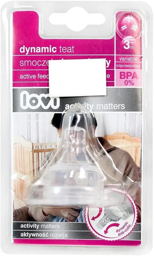 (+wide neck silicone teat lovi -medium (6m 18/721