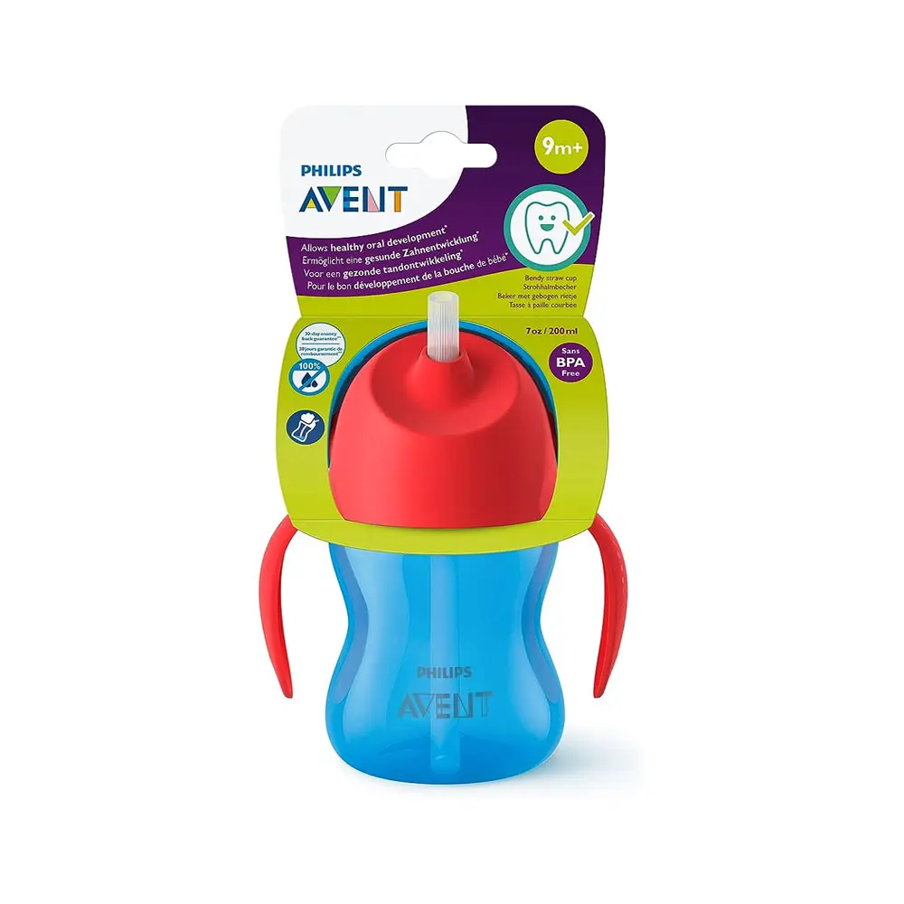 Philips Avent Straw cup (blue) 200ml 9m plus 1Pack 796/01