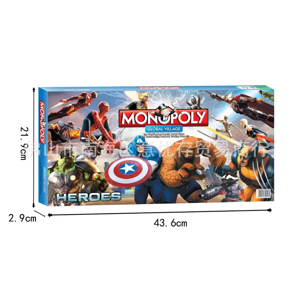 MONOPOLY GLOBAL VILLAGE HEROES A34-694 