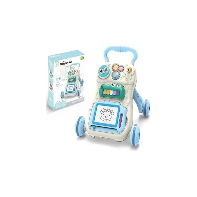 Baby walker , music , light and whiteboard A34-948 
