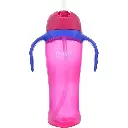 True Gold Straw Cup 330ml 12m+ with handles 4139