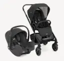 joie chrome travel system multi-mode pram and infant carseat