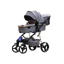 Kidilo V71 2in1 Baby Stroller Carrycot Converts from Carrycot to Seat, Soft Mattress with Neck & Back Support, Suitable from Birth to 3 Years