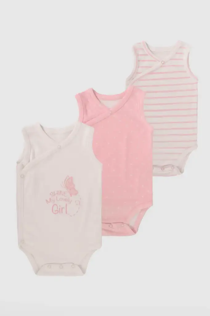 junior sleeveless kimono pack of 3 7305