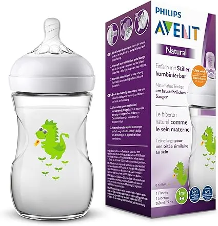 Philips Avent Natural Bottle 260ml Dragon 1M+ 070/24