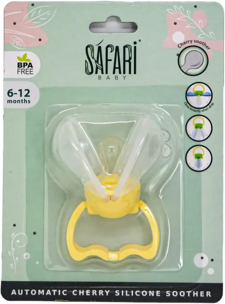 safari silicon soother 6-12m S119 