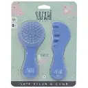 SAFARI Super soft brush and comb S521 