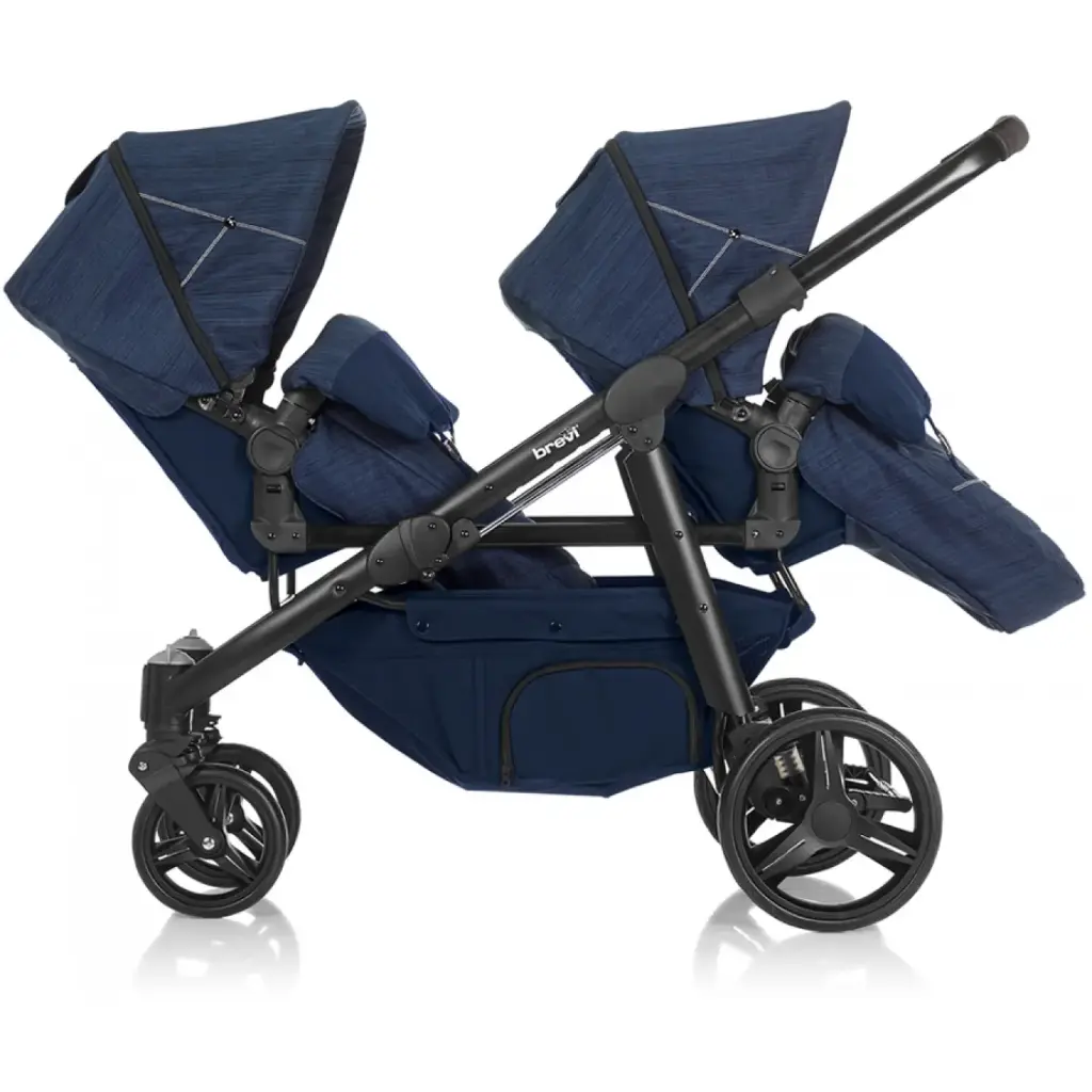  Italian Brevi Twins Stroller 