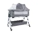 Kidilo D11N-74 Baby Bed Multi-Position with Adjustable Height and Wheels