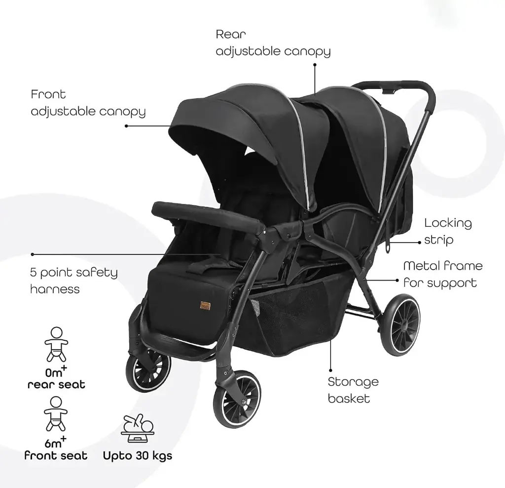 kidilo lb200 twins stroller 
