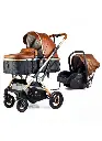 Lucid Sena Travel System Baby Stroller with Infant Car Seat
