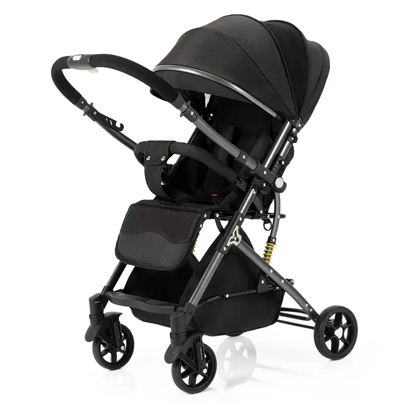 V6-2A Baby Stroller Foldable with Reversible Handle and 360° Swivel Wheels