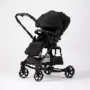 V9 Swing Baby Stroller with 360° Swivel Wheels and Storage Basket