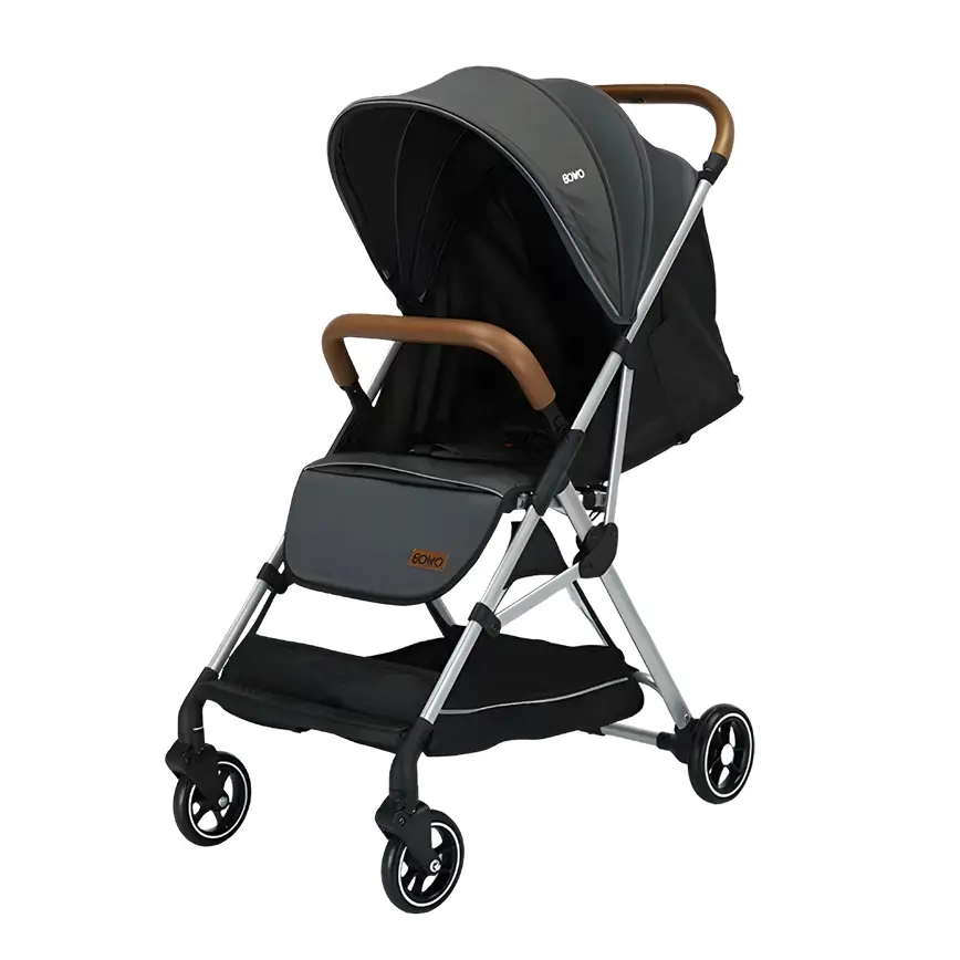 Ninos Powo Baby Stroller Foldable with Adjustable Recline and 360° Swivel Wheels