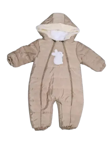 Baby rabbit Long-Sleeved Fleeced Overall