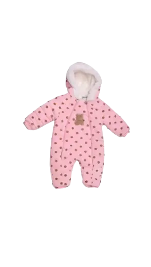 Dotted quilted overalls 31546