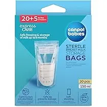 Canpol babies Breast Milk Storage Bags 20+5 free pcs 150ml 70/001