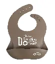 True Gold Silicon bib with pouch 4505