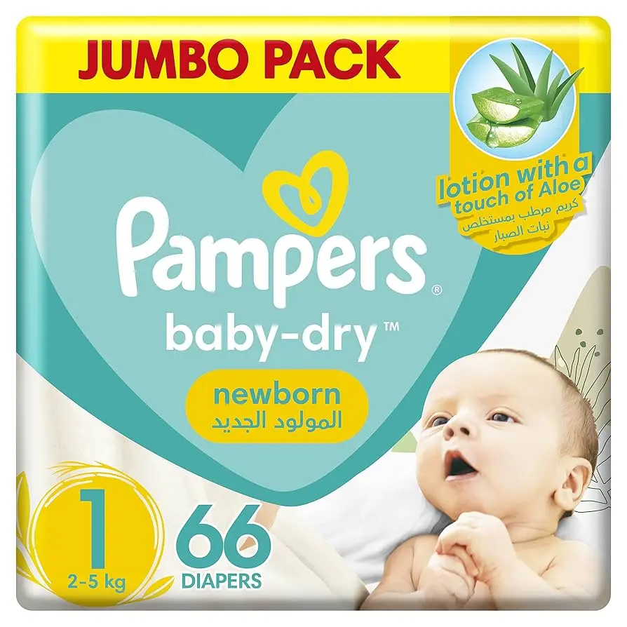 pampers size 1 jumpo 60pcs