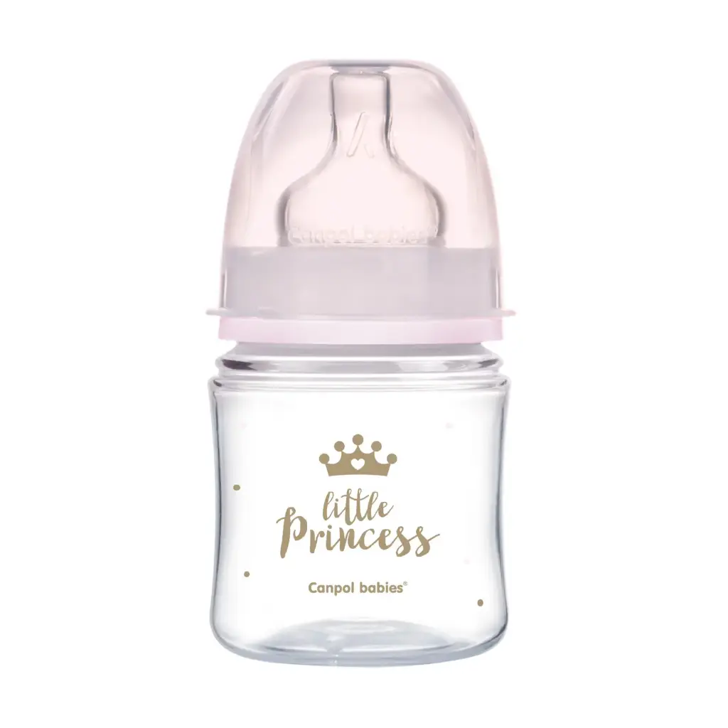 Canpol babies EasyStart Anti-colic Wide Neck Bottle 120ml PP ROYAL BABY 35/233