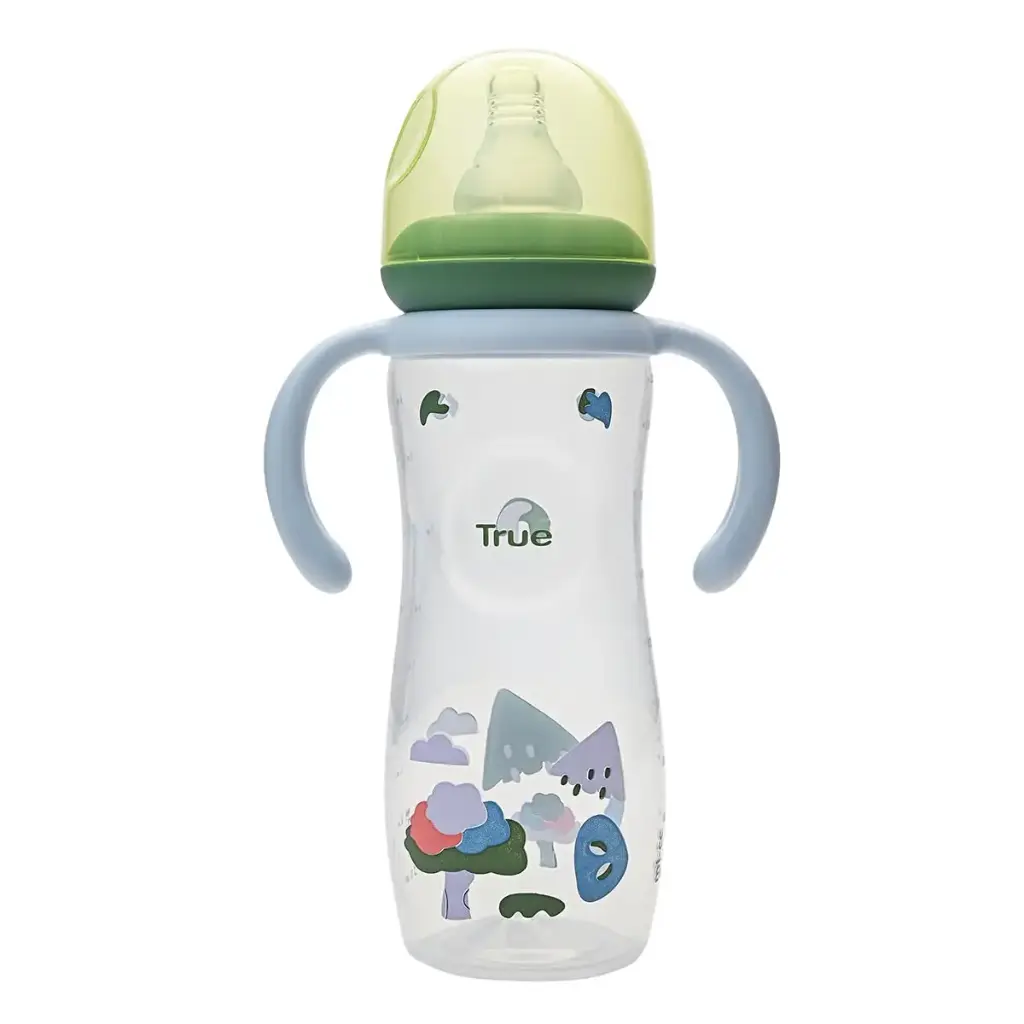 True Gold Standard bottle with handles 150ml with silicon teat 0m+ 4815