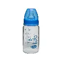 True Gold Pure Glass bottle 120ml very light & clear with silicon teat 0m+ 9101 