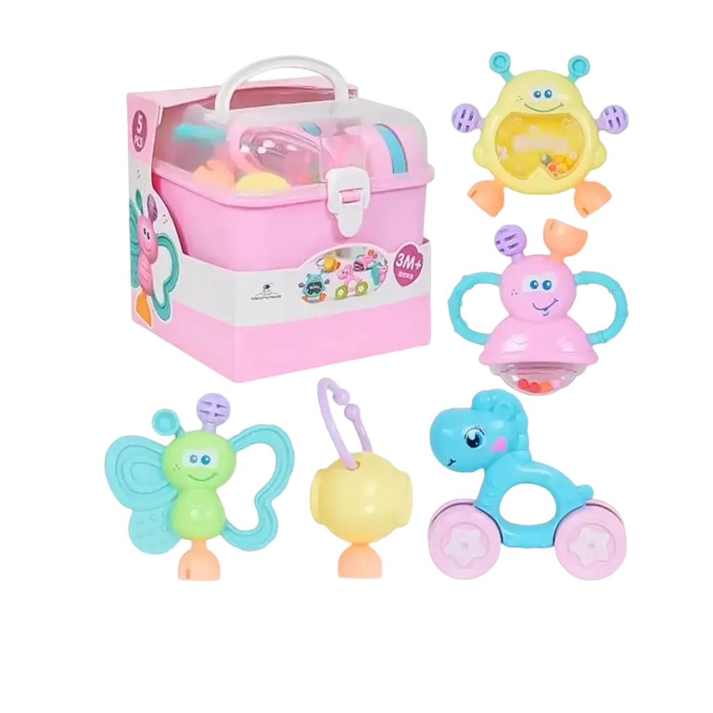 Baby Rattle Box - 5 Pcs